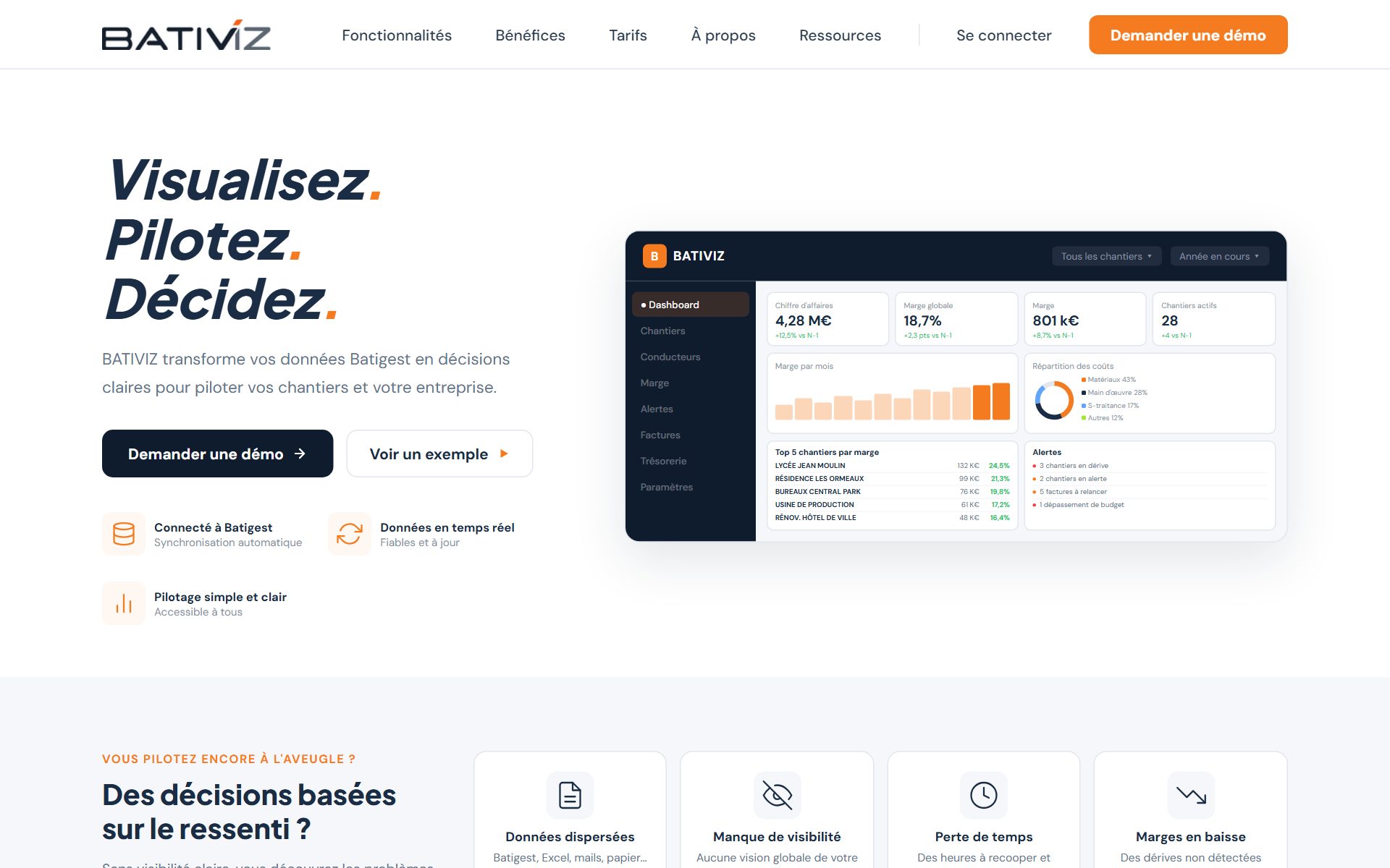 Aperçu du site Bativiz réalisé par AY-ES